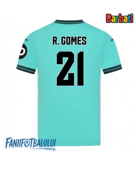 Wolves Rodrigo Gomes #21 Tricou Fotbal Replică 2025-26 Barbati Deplasare